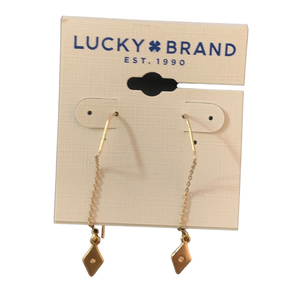Lucky Brand Gold Dangle Earrings